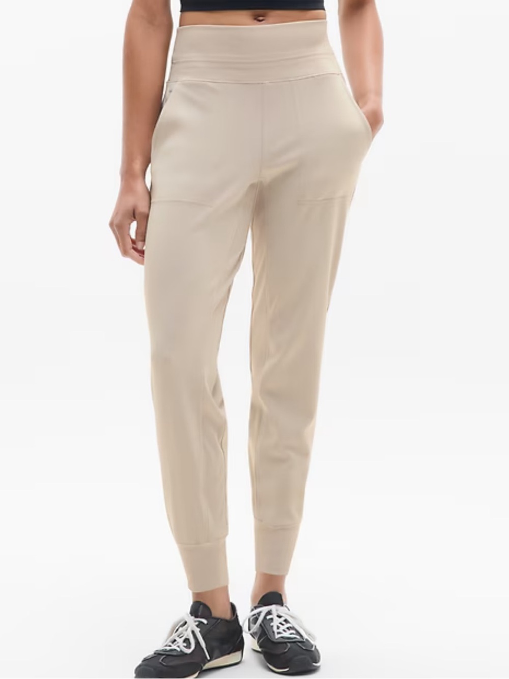 Venice High Rise Jogger • All-way stretch fabric with a no-dig waistband